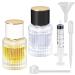 ATB-Foger 30 ml 2 pieces round perfume spray bottle perfume atomiser glass for perfume travel cosmetics with funnel pipettes and other accessories
