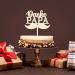 Thank You Dad Wooden Cake Topper | Unique Father's Day Gift Ideas | Personalized Dad Gifts - Buy Online on GoSupps.com
