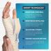 u201cActesso Breathable Wrist Support Brace Splint - Carpal Tunnel & Tendonitis Relief - Beige Large Left - Pack of 1u201d - Buy Online on GoSupps.com