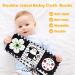 SYNARRY High Contrast Baby Book for Newborn - Black and White Cloth Book for Babies 0-6 Months - Giraffe Tummy Time Toy - Buy Online on GoSupps.com