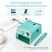 ALLE S Electric Nail Drill Kit - Portable USB Powered with 20000 RPM, 6 Bits & 106 Bands - Green - Buy Online on GoSupps.com