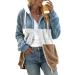 Hanxiulin Women's Oversize Plush Fleece Jacket - Warm Windproof Hiking Coat XL Khaki - Buy Online on GoSupps.com