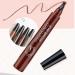 2Pcs NEW Giphogantic 3D Waterproof Microblading Eyebrow Pen - 4 Tip Eyebrow Pencil Precision Waterproof Brow Pen 3d Waterproof Microblading Eyebrow Pen Lacison Eyebrow (Black) - Buy Online on GoSupps.com