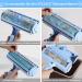 Ace2ace Reusable Animal Hair Remover Lint Roller - Perfect for Dog & Cat Hair on Sofas Carpets & More - Baby Blue - Buy Online on GoSupps.com