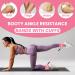 Resistance Bands for Exercise Leg and Butt Training Exercise Bands Resistance Bands Set Workout Sets for Women Pink - Buy Online on GoSupps.com
