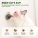 Potaroma 3 Silvervine Catnip Balls - Edible Kitty Toys for Safe & Healthy Teeth Cleaning | Cat Wall Treats Gray - Buy Online on GoSupps.com