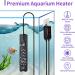 Woliver 500W Aquarium Heater - Fast Heating Submersible Fish Tank Heater with LED Controller for 66-132 Gallon Marine and Freshwater Tanks - Buy Online on GoSupps.com