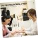 POPETPOP 2 Pairs Nail Protection Gloves Manicure Nail Mittens Womens Glives Manicure Skin Gloves Manicure Tools Drying Nail Gloves UV Protection Gloves UV Gloves Protector Riding Miss Nylon - Buy Online on GoSupps.com