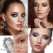 Black Silver Grey Smokey Eye Shadow Palette - 9 Color High Pigment Waterproof Makeup Palette (05 Smokey) - Buy Online on GoSupps.com