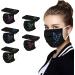 Lbert 50-Piece Adult Butterfly Pattern Mouth & Nose Protection - 3-Layer Cloth Masks for Outdoor Dust Protection Multi-Functional Bandana Scarf - Buy Online on GoSupps.com