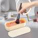 itrimaka Makeup Brush Cleaner Box | Makeup Sponge Cleaner Storage Box Drying Holder | Portable Dustproof Cleaning Tool for Makeup Brushes Sponges Third Generation Milky Apricot Color - Buy Online on GoSupps.com