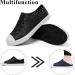 SAGUARO Lightweight Garden Clogs Water Shoes - Black/White - Size 9.5 Women/7.5 Men - Buy Online on GoSupps.com