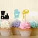 Baking Cupcake Toppers Cooking Cupcake Decor White&Gold Glitter Cake Decorations for Baby Shower Chef Birthday/Cooking Party Supplies - 24pcs - Buy Online on GoSupps.com