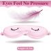 4 Pieces Sleep Eye Masks Silk Sleep Eye Cover Cute Lightweight Adjustable Eyeshade Mask Satin Night Eyeshade Covers for Women Men Sleep Travel Nap Gray Pink Black Green - Buy Online on GoSupps.com