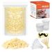 Nose Wax Kit for Men and Women  ANREACHO Nose Hair Waxing Kit for Men  100g Nose Hair Wax with 20 Applicators 10 sticks  Ear Hair Removal for Men at Home Safe Easy Quick & Painless (15-20 Times Usage)