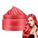Jingmiger Hair color wax 30 ml temporary color wax washable styling paste for women young people parties fancy dress parties Red 1 unit Lot de 1