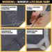 Wise Owl Outfitters Hammock Tarp Tent - Camping Rain Tarp w/ Stakes & Carry Bag - Lightweight Gray Hammock Shelter - Buy Online on GoSupps.com