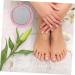 Housoutil 1pc Foot Foot File Scrubber Practical Food Heel Pedicure File Foot Care Props Heel Scraper Pedi File Pink Sander Stainless Steel Crusty - Buy Online on GoSupps.com