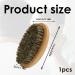 Wild Boar Bristle Beard Brush for Men | Premium Beard Care Tool | Perfect for Daily Styling & Grooming - Buy Online on GoSupps.com