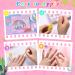 Non-Toxic Kids Nail Polish Set - 12 Colors with Unicorn Stickers | Quick Dry Water-Based Varnish Kit for Girls, Teens & Toddlers - Buy Online on GoSupps.com