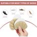 Mivora Heel Cushion 8 Self-Adhesive Shoe Cushions for Large Shoes Anti-Bubble Inserts & Heel Protector Pads in Beige Ultimate Comfort & Protection - Buy Online on GoSupps.com