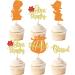 Keaziu 25 Pack Happy Thanksgiving Cupcake Toppers Give Thanks Cupcake Picks For Thanksgiving Theme Cake Decorations Birthday Party Thankful Dinner Supplies Bless