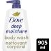 Dove Deep Moisture Body Wash with Pump (905 ml) + Dove Exfoliating Body Polish Macadamia & Rice Milk (298 g) 2 Piece Set Deep Moisture + Polish moderate - Buy Online on GoSupps.com