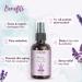 NAT Habit - 100% Pure Lavender Jal - Lavender Water - Toner Face-Mist Astringent & Face Spray- Ayurvedic Steam-Distilled for Oil-Control Acne-Control Skin Hydration (Pack of 1 100 ml) - Buy Online on GoSupps.com