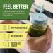 Organic Muscle Superfood Greens Powder - USDA Certified | Supports Gut Health, Energy & Weight Management | Vegan, Keto, Non-GMO | Lemon Flavor | 30 Servings - Buy Online on GoSupps.com