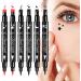 Pen Eye Liner Stencil Liquid Pencil Eye Liners Stamp - Double-Headed Eye Liner Pen Long-Lasting Eye Makeup Stencil Cat Eye Winged Eye Liner - Buy Online on GoSupps.com