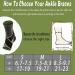 Dr.Kbder Ankle Support Brace for Women & Men - Compression Sleeve for Sprained Ankle - Adjustable Achilles Tendon Support - Plantar Fasciitis & Heel Pain Relief - Medium - Buy Online on GoSupps.com