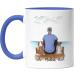 Personalized Kiddle-Design Dog Dad Mug - Blue Dog Owner Gift | Perfect for Dog Lovers & Pet Fans - Buy Online on GoSupps.com