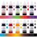 Ktdorns Soap Dye Set - 10 Liquid Colors for Soap Making - Coal Black, Royal Blue, Chocolate Brown, Lemon Yellow, Fruit Green, Sunset Red, Sunset Yellow, Deep Pink, Super Red, Grape Violet - Buy Online on GoSupps.com