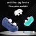 Smart Throat Anti-Snoring Device | Adjustable Snoring Stopper Aid with Double Eddy Current Fan | Improved Nighttime Sleeping | White - Buy Online on GoSupps.com