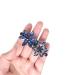 Honbay Dark Blue Crystal Rhinestones French Hair Barrette Clip - Buy Online on GoSupps.com