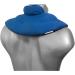 Buy Gentian Blue Neck Horns with Stand-Up Collar | Organic Fabric Cherry Core Warming Pillow - Comfortable Neck Warmer - Buy Online on GoSupps.com