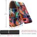 Travel Lipstick Organizer Case - Portable Makeup Bag with Mirror | Abstract Colorful Graffiti Art Pattern - Buy Online on GoSupps.com