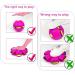 UFO Magical Flying Saucer Ball - Dog Frisbee Toy for Training Catching & Playing | Pink Color - Buy Online on GoSupps.com