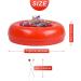 Magnetic Pin Cushion with 200 Sewing Pins | Round Plastic Magnetic Holder for Needles, Push Pins, Bobby Pins - Red - Buy Online on GoSupps.com