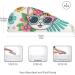 Cat Flowers Sunglasses Hair Towel 2 Pack - Super Absorbent Quick Dry Turbans for Women & Girls - Buy Online on GoSupps.com