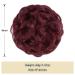 Sofeiyan Hair Extensions - Burgundy Wavy Chignon Updo Ties for Women | 40g Hair Accessories - Buy Online on GoSupps.com