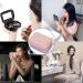 Female Travel Lipstick Case with Mirror - Pink Leather Makeup Bag for Women's Toiletries, Daily Touch-ups & Cosmetic Storage - Buy Online on GoSupps.com