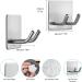 JS Self-Adhesive Hooks - 4 Pack Razor Holder for Shower & Bathroom Storage - Stainless Steel Adhesive Hangers for Coats Luffas and More - Buy Online on GoSupps.com