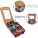 Travel Lipstick Organizer Case - Portable Makeup Bag with Mirror | Abstract Colorful Graffiti Art Pattern - Buy Online on GoSupps.com