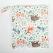 Wet Dry Bag Baby Cloth Diaper Nappy Reusable Washable with Two Zippered Pockets - Watercolor Animals - Buy Online on GoSupps.com