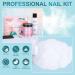 Cooserry 6oz Acrylic Nail Powder and Monomer Liquid Set - Clear Nail Kit with Professional Brush for French Nail Art - Perfect Christmas Gift - Buy Online on GoSupps.com