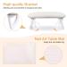 Subay Nail Arm Rest - Foldable PU Leather Cushion for Acrylic Nails | Nail Art Accessories for Salon & Home Use - Light Gray - Buy Online on GoSupps.com