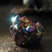 Buy Nupuyai Titanium Coated Bergkristall Druse | Irregular Quartz Geode for Reiki & Feng Shui Decoration - Multicolored Crystal Cluster - Buy Online on GoSupps.com