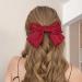 Women's Hair Bows Set - Black Ribbons for Hair in Red, Pink, Black - Buy Online on GoSupps.com