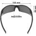 Rapid Eyewear Edge Schwarz Sport Sunglasses | Polarized Exchange Glasses for Men & Women | UV Protection 400 | Adjustable Sport Glasses - Buy Online on GoSupps.com
